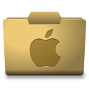 Yellow Mac Icon 128x128 png
